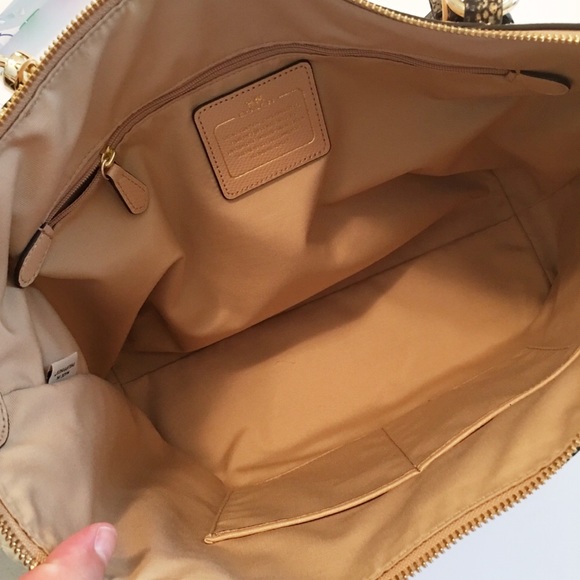 COACH | ava beechwood exotic trim tote F38308 - Picture 6 of 8